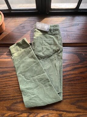 Green Corduroy mom jeans  - Size 26